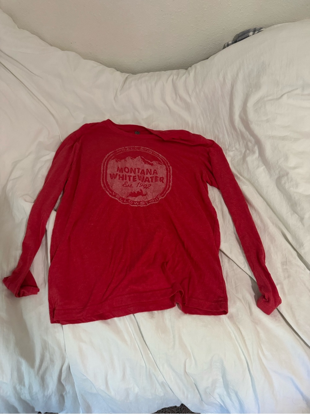 Kids' Red Long Sleeve Tee